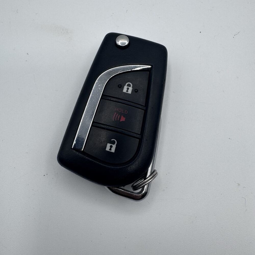 OEM 2018-2020 Toyota C-HR Flip Key Fob Remote 3 Button Used